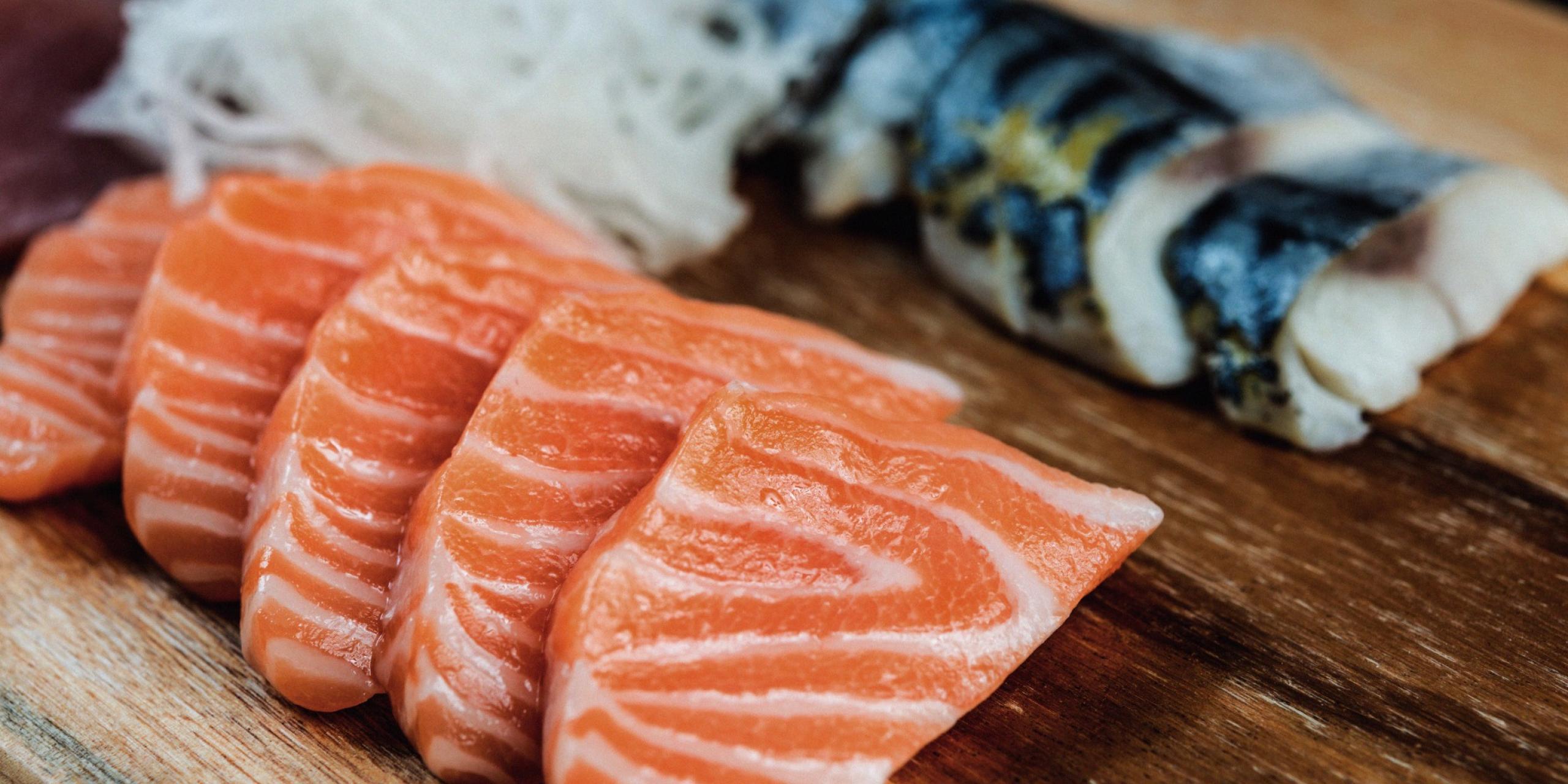 Norwegian salmon nigiri